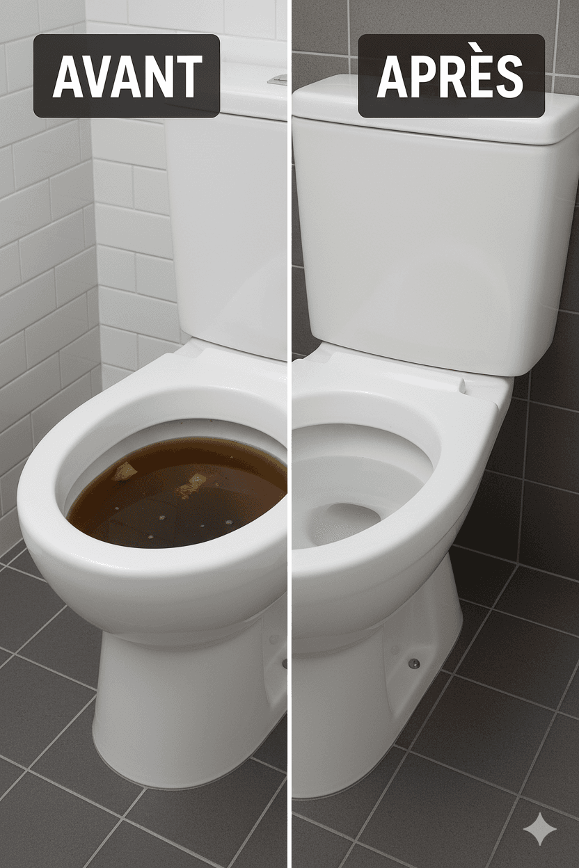 Avant après débouchage urgence Bertrange